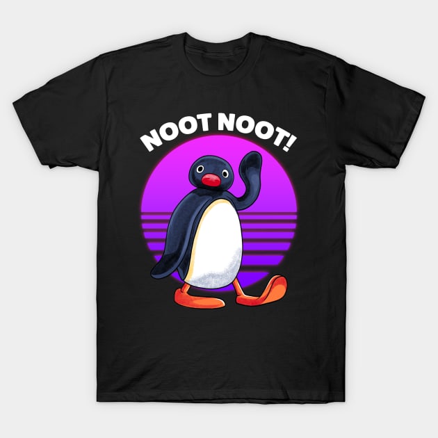 Pingu Noot Noot Meme T-Shirt by milatees